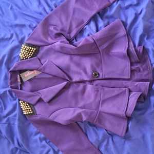 Purple "Prince" style jacket